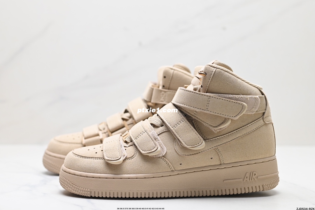 公司级✅Nike Air Force 1 Billie Mushroom 空军一号 碧梨联名高帮魔术贴板鞋 原楦头原纸板 打造纯正空军版型专注外贸渠道 全掌内置蜂窝气垫 原盒配件 原厂中底钢印、拉帮完美 货号:DM7926-200 尺码:36 36.5 37.5 38 38.5 39 40 40.5 41 42 42.5 43 44 44.5 45 ID:ZJD534-RZK