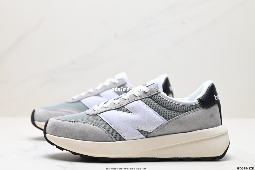 公司级✅New balance NB370 新百伦织物层牛皮防滑减震透气舒适耐磨减震低帮轻休闲鞋 货号:U370AH 尺码:36 37 37.5 38 38.5 39.5 40 40.5 41.5 42 42.5 43 44 45