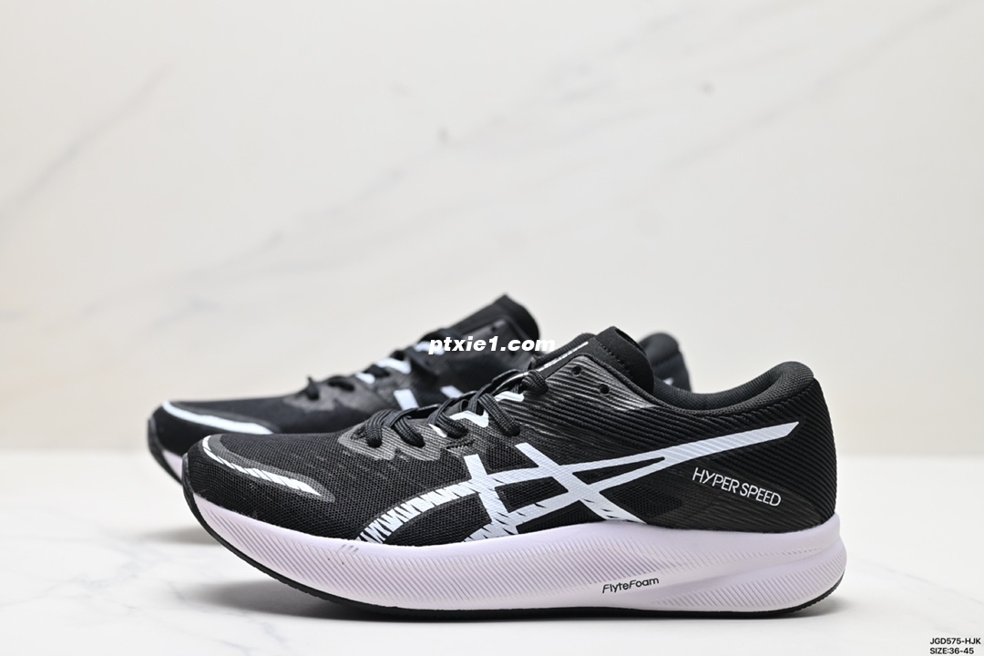 公司级✅Asics 亚瑟士MAGIC SPEED 3稳定跑鞋鞋面采用双层提花网面设计，提高包裹性和透气性，后跟搭载稳定系统科技T-GEL提升整体支撑力和结构感，减少对身体带来的冲击负荷，创新中底至轻回弹 货号:1011B701-600 尺码:36-45 ID:JGD575-HJK