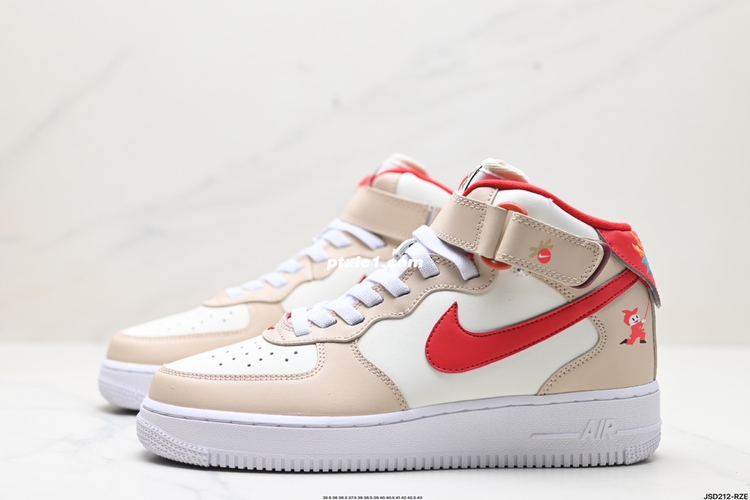 公司级✅Nike Air Force 1 Mid 07 原楦头原纸板 打造纯正中帮空军版型 专注外贸渠道 全掌内置蜂窝气垫  原盒配件 原厂中底钢印、拉帮完美  官方货号:FZ5521-161 Size:35.5 36 36.5 37.5 38 38.5 39 40 40.5 41 42 42.5 43  ID:JSD212-RZE 