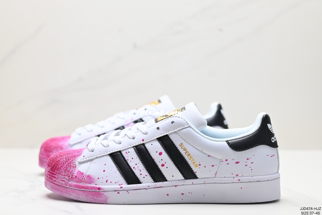 真标✅阿迪达斯Adidas三叶草 Originals Superstar II贝壳头系列低帮经典百搭休闲运动板鞋 货号:C77124 尺码:37-45 ID:JJD474-HJZ