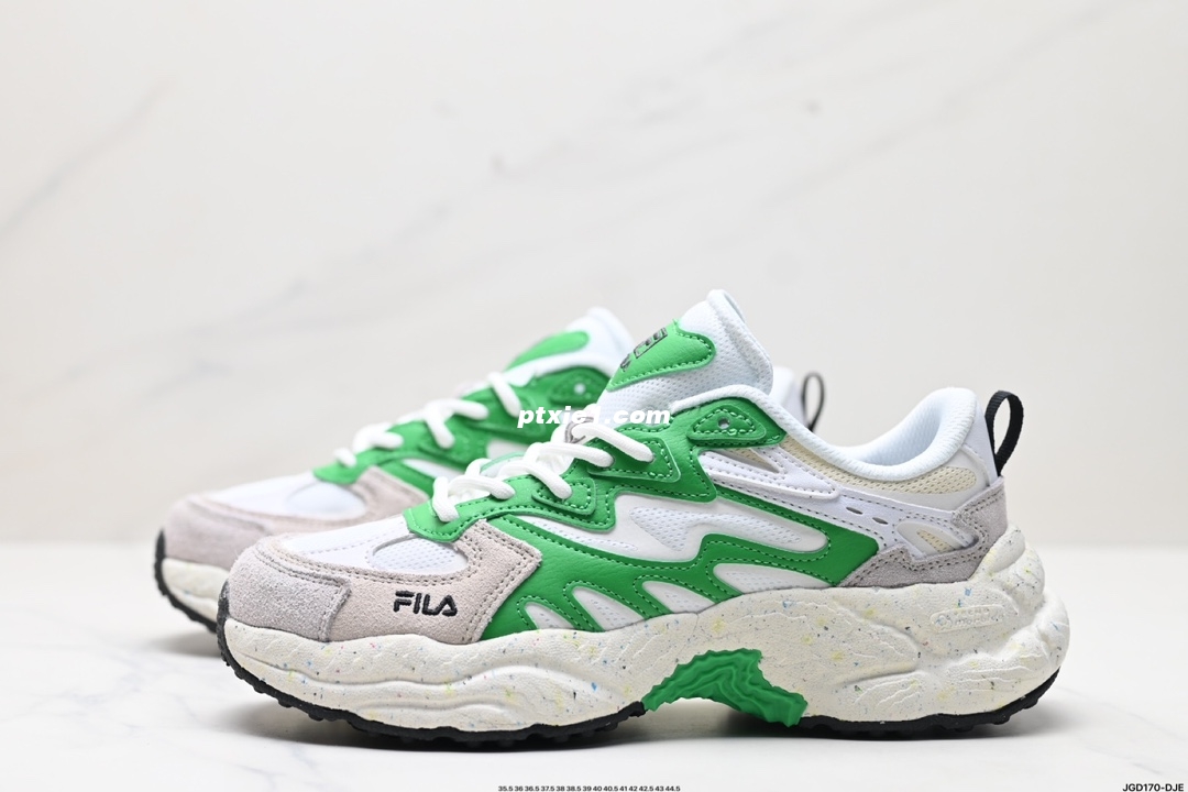 公司级✅FILA 斐乐蕨草鞋FERN运动鞋2023秋新款户外老爹鞋反光休闲鞋 货号:F12M331101FDB 尺码:35.5 36 36.5 37.5 38 38.5 39 40 40.5 41 42 42.5 43 44.5 ID:JGD170-DJE