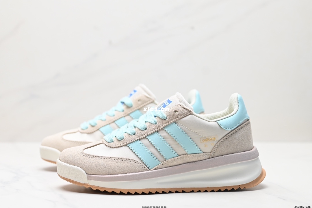 公司级✅阿迪达斯Adidas SL 72 RTN三叶草复古休闲跑步鞋休闲运动鞋 货号:IH7988 尺码:36 36.5 37 38 38.5 39 40 ID:JKD262-DZE
