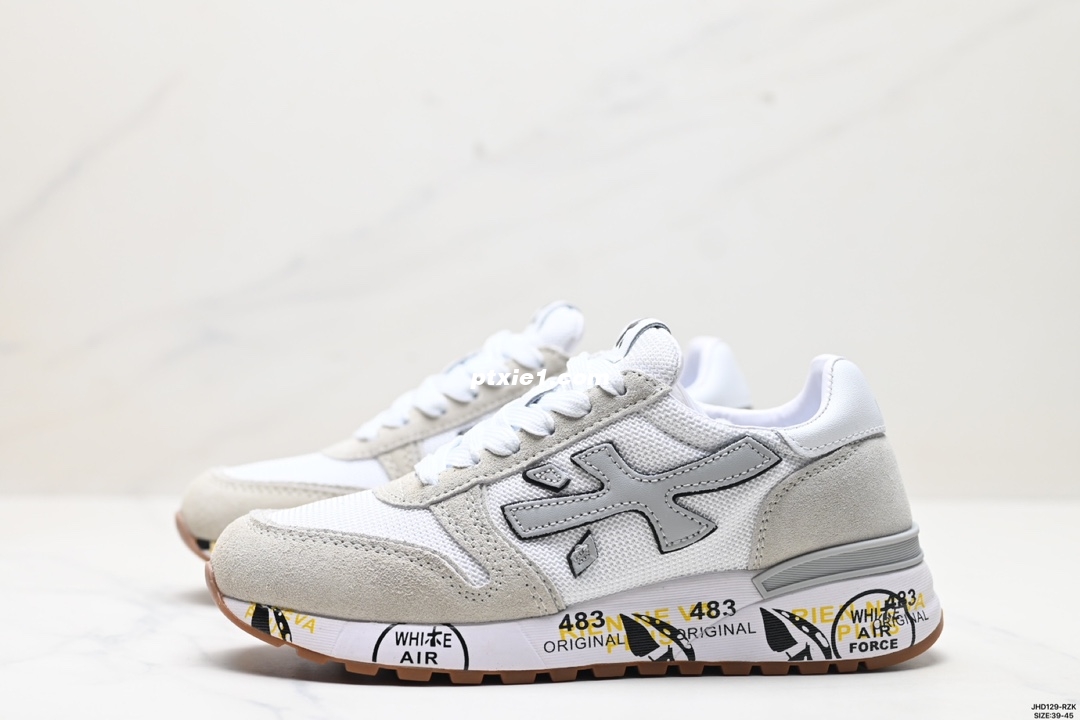 公司级✅PREMIATA 牛剖层革 舒适 时尚 经典涂鸦 简约 低帮 生活休闲鞋  尺码:39-45 ID:JHD129-RZK