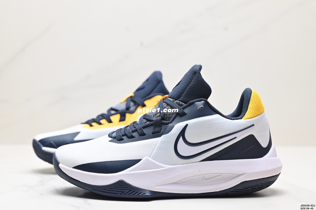 公司级✅耐克NIKE Precision VI 缓震耐磨休闲运动男女子实战篮球鞋 Precision 6 系列 训练鞋  这款产品抓地力很好 轻便透气 舒适感强 很适合打球时候穿 低帮设计 舒适灵活 外观具有浓浓的实战风格 橡胶外底防滑耐磨  货号:DD9535-101 尺码:36-45