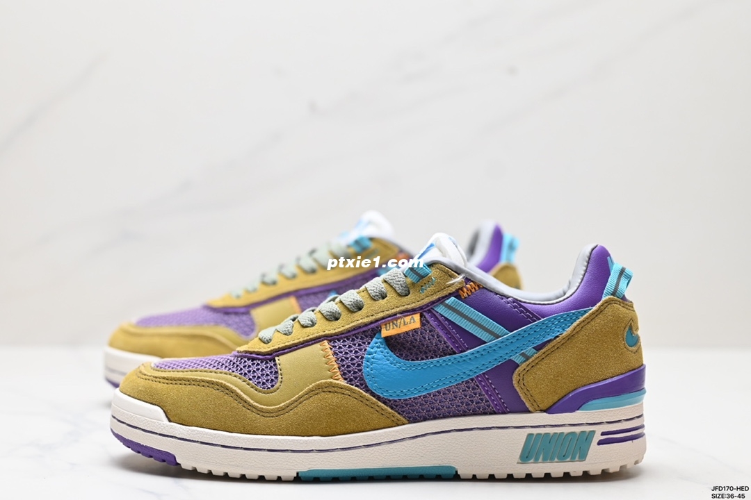 公司级✅Union x Nike FIELD GENERAL 82 SP 低帮复古联名篮球鞋 引领潮流的Union LA再次大胆挑战设计界限  倾力重塑 注入多元且极具辨识度的品牌理念元素 缝线则巧妙地出现在四分之一部位以及上部鞋带孔下方 官方货号:FQ9003-008 尺码:36-45