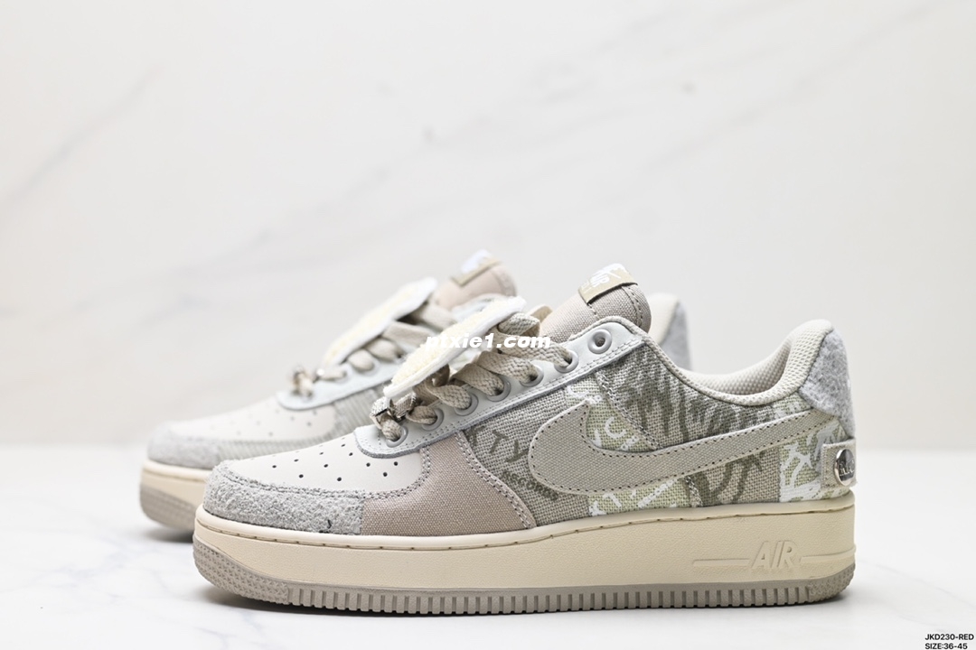 公司级✅NIKE AIR FORCE 1‘07 原楦头原纸板 打造纯正低帮空军版型 专注外贸渠道 全掌内置蜂窝气垫  原盒配件 原厂中底钢印、拉帮完美  官方货号:CN2405-800 Size:36-45 ID:JKD230-RED