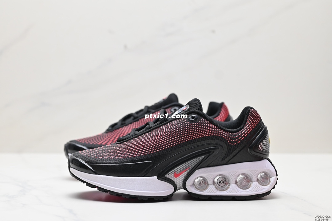 公司级✅Nike Air Max Dn 耐克2024全新气垫跑鞋 #全新鞋款在同侧采用了四个圆柱仓式的设计 不仅有防滑耐磨性功能 还搭配了周围一圈柔软的泡棉材质 提供全新的复合脚感八成还是泡棉脚感 官方货号:DV3337-003 尺码:36-45