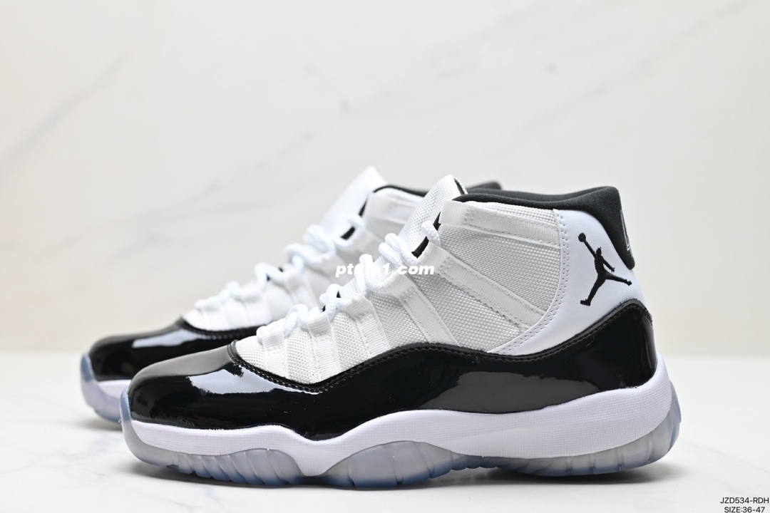 真标✅Nike Air Jordan 11 Retro High Concord 耐克 AJ11代迈克尔·乔丹低帮运动文化篮球鞋 货号:378037-061 尺码:36-47 ID:JZD534-RDH