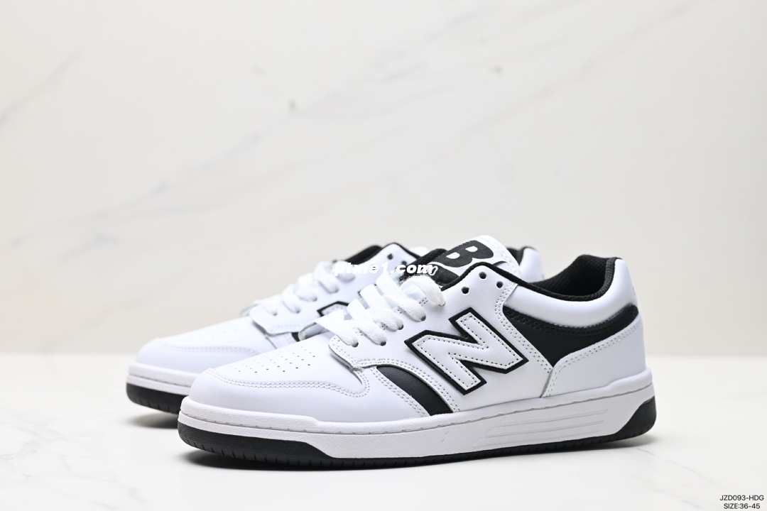 New Balance NB480系列 减震耐磨 低帮系带生活休闲板鞋