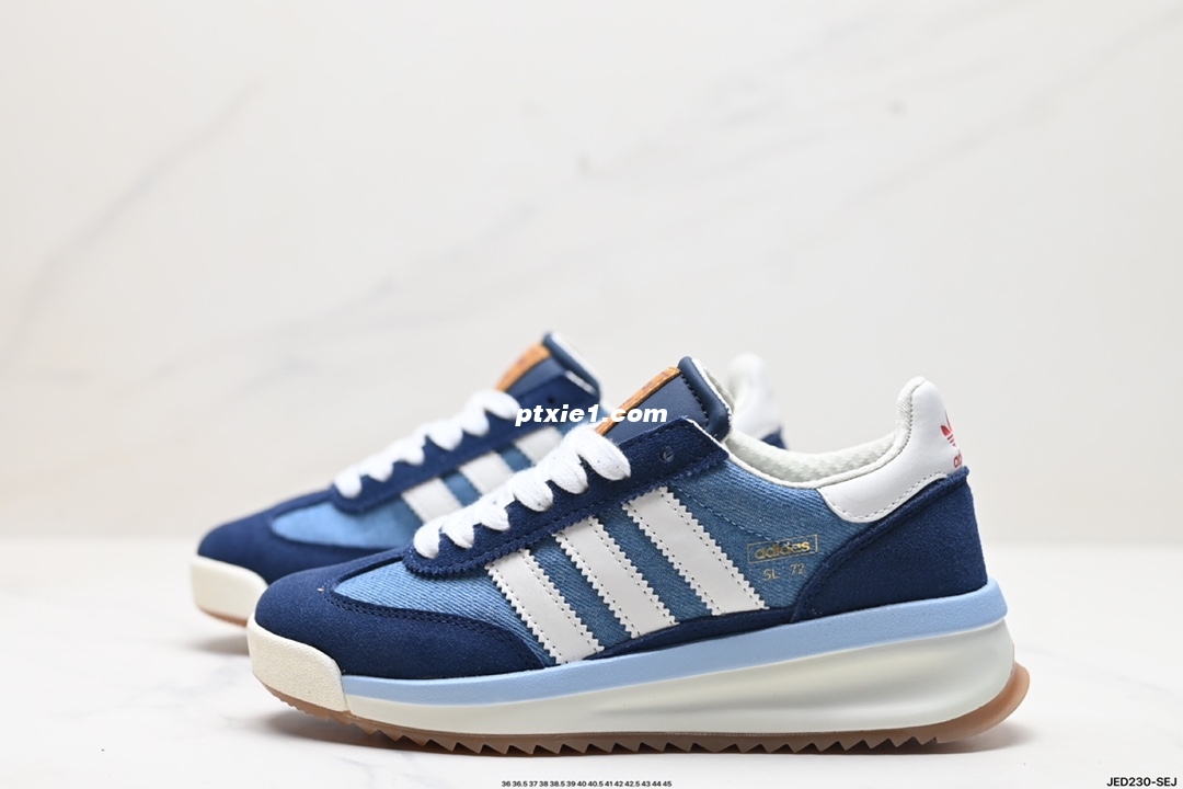 公司级✅阿迪达斯Adidas SL 72 RTN 三叶草复古休闲跑步鞋休闲运动鞋 货号:JI2505 尺码:36 36.5 37 38 38.5 39 40 40.5 41 42 42.5 43 44 45 ID:JED230-SEJ