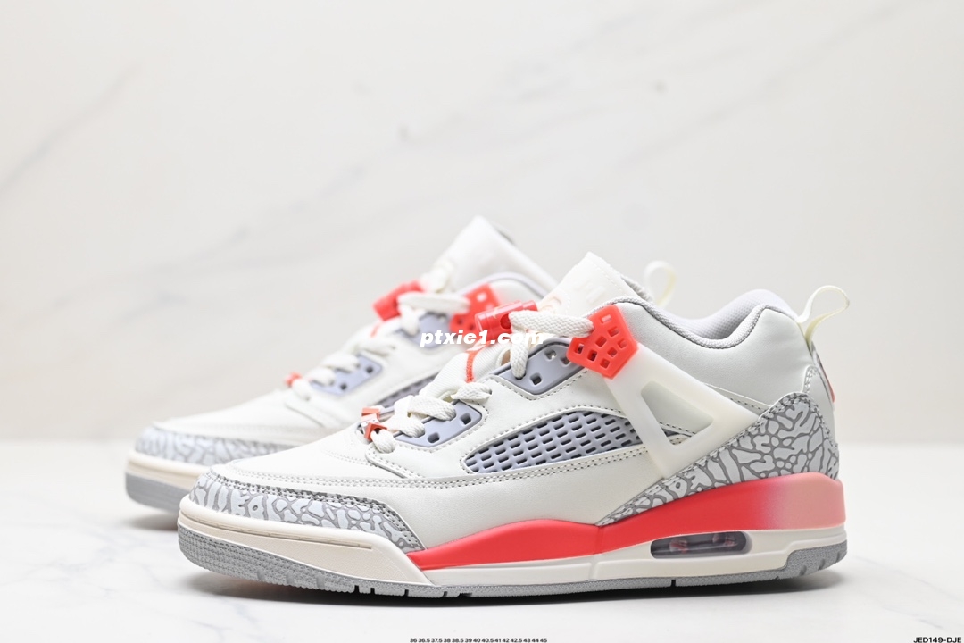 公司级✅Nike Air Jordan Spizike Low舒适百搭 防滑耐磨 低帮 复古篮球鞋 货号:HF8827-100 尺码:36 36.5 37.5 38 38.5 39 40 40.5 41 42 42.5 43 44 45 ID:JED149-DJE