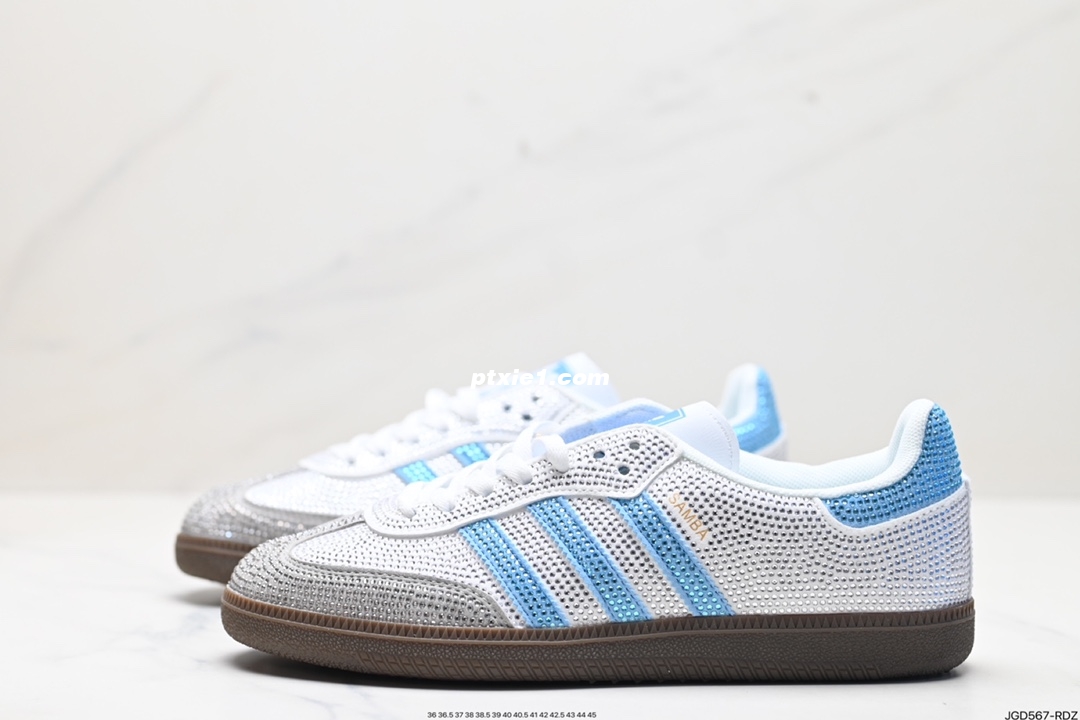 公司级✅阿迪达斯三叶草Adidas Originals Samba OG 桑巴舞系列绅士德训足球风百搭低帮休闲运动板鞋 货号:B75806 尺码:36 36.5 37 38 38.5 39 40 40.5 41 42 42.5 43 44 45 ID:JGD567-RDZ