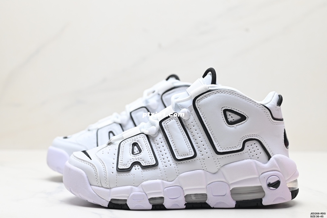 公司级✅耐克Nike WMNS Air More Uptempo GS Barely Green 皮蓬初代系列经典高街百搭休闲运动文化篮球鞋美国队配色 货号:921948 002 尺码:36-45 ID:JED268-RDG