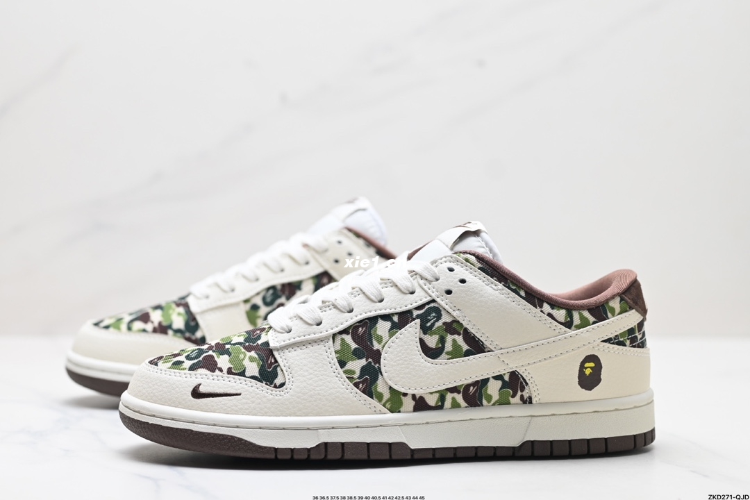 Company-level ✅NK Dunk Low Retro &quot;DIY high-end customization&quot; low-cut casual sports sneakers. The original top layer material is unambiguous. The exclusive version distillation processing brings a better visual and foot feeling experienc