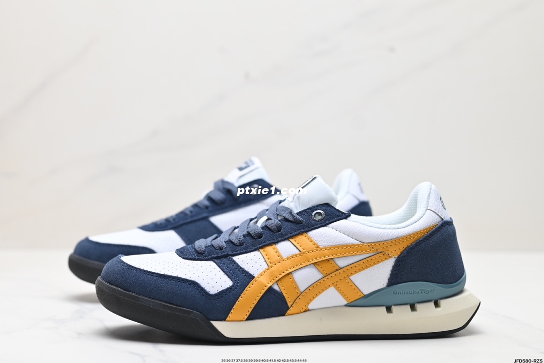 公司级✅Onitsuka Tiger鬼塚虎 Ultimate 81 EX 绒面革 防滑耐磨低帮 生活休闲鞋 货号:1183B510-103 尺码:35.5 36 37 37.5 38 39 39.5 40.5 41.5 42 42.5 43.5 44 45 ID:JFD580-RZS