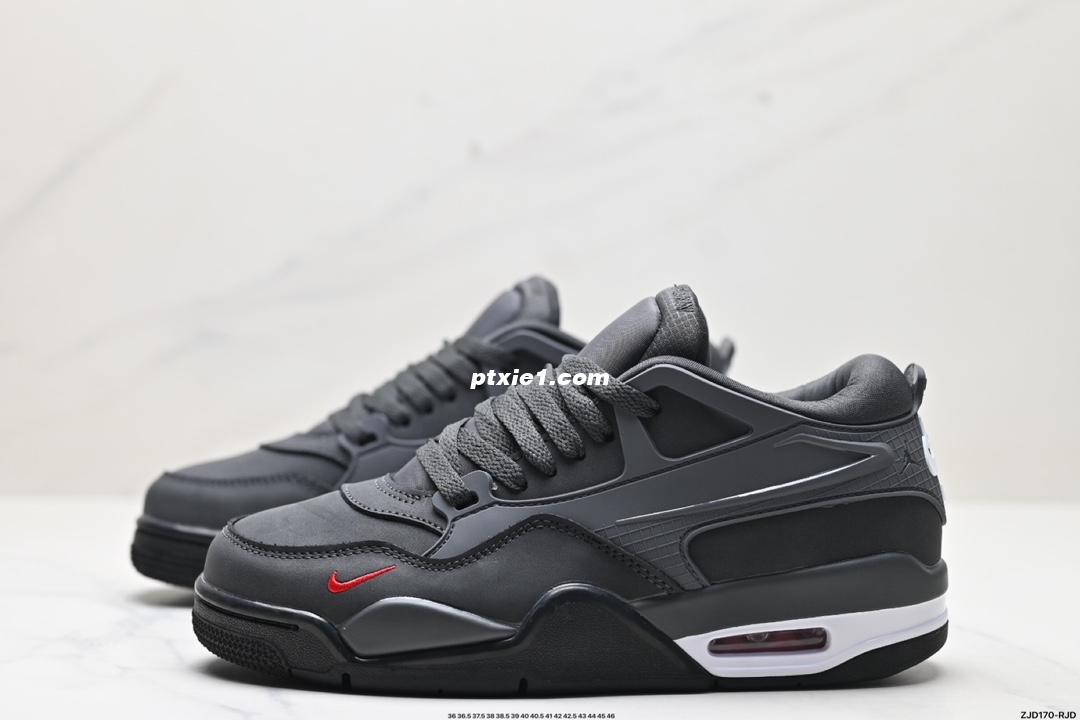 公司级✅Nike Air Jordan 4 RM 防滑 低帮 复古篮球鞋 橡胶耐磨防滑大底 原档案原楦数据开发 原盒配件 原厂中底钢印 正确版本 货号:HF4334-300 尺码:36 36.5 37.5 38 38.5 39 40 40.5 41 42 42.5 43 44 45 46 ID:ZJD170-RJD