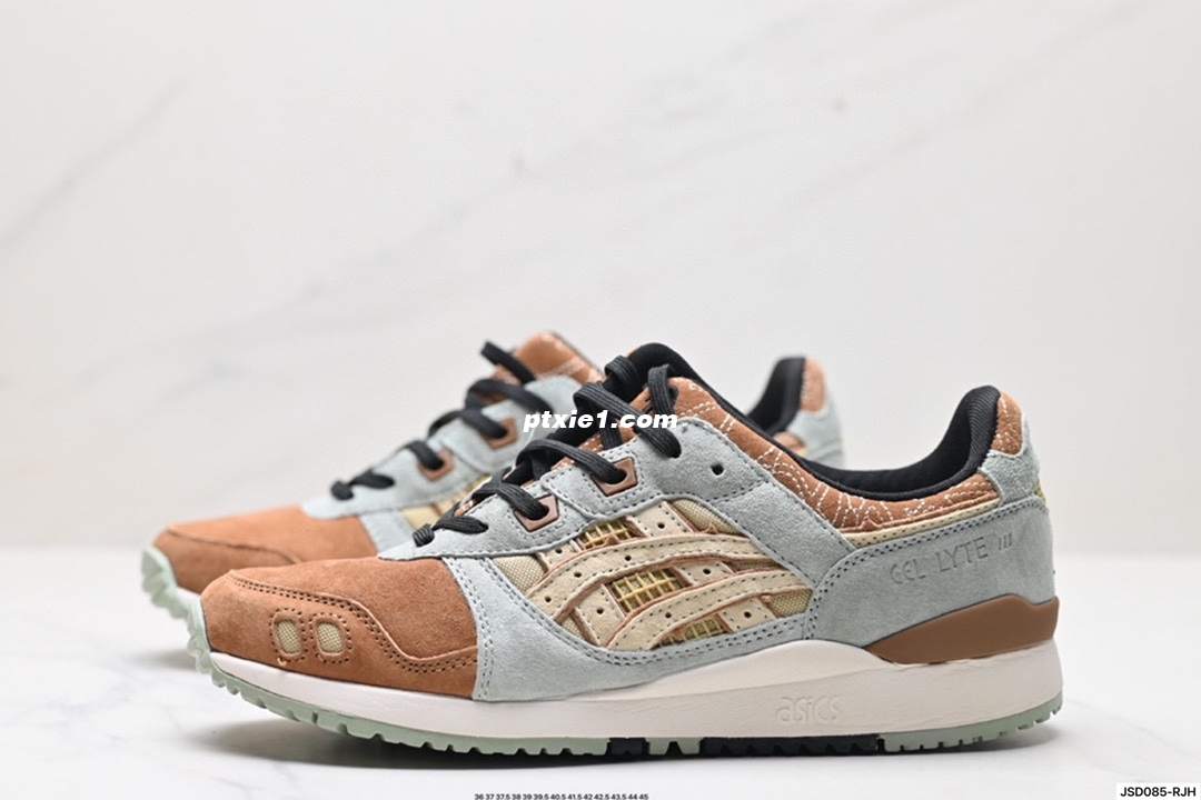 公司级✅Asics Gel-Lyte III OG系列低帮经典复古休闲运动跑步鞋 采用硬质牛剖革组合透气针织鞋面材质 升级EVA全新缓震中底部位科技组合耐磨橡胶外底片 简约复古又百搭 货号:1201A937-200 尺码:36 37 37.5 38 39 39.5 40 40.5 41.5 42 42.5 43.5 44 45 ID:JSD085-RJH