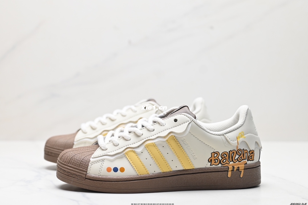 真标✅阿迪达斯Adidas三叶草 Originals Superstar贝壳头系列低帮经典百搭休闲运动板鞋 货号:GW4440 尺码:36 36.5 37 38 38.5 39 40 40.5 41 42 42.5 43 44 45 ID:JDD262-DJF