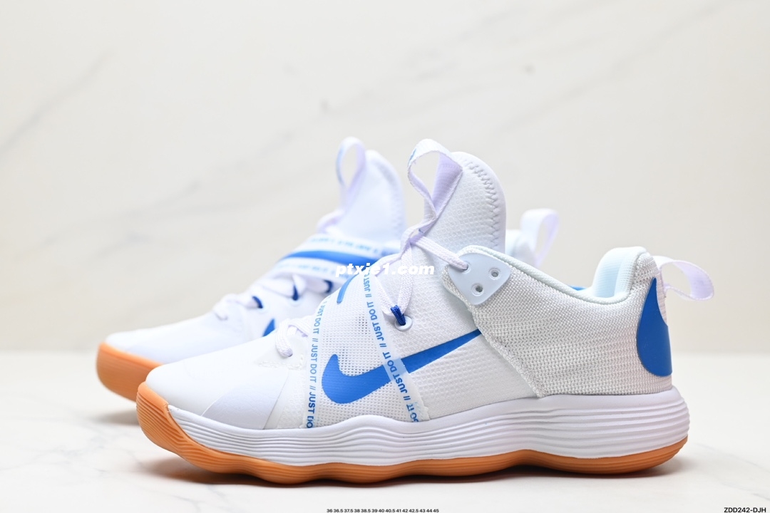 公司级✅耐克Nike React HyperSet袜套加绑带运动 排球鞋男女鞋 货号:DJ4473-100 尺码:36 36.5 37.5 38 38.5 39 40 40.5 41 42 42.5 43 44 45 lD:ZDD242-