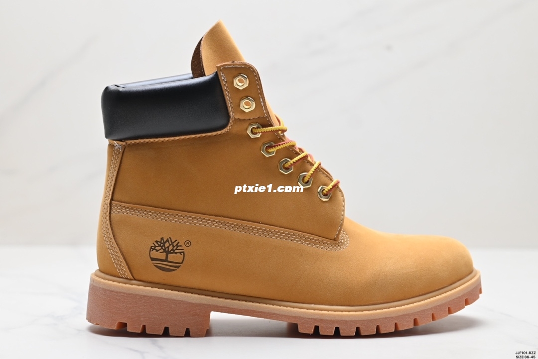 Timberland添柏岚 户外休闲经典大黄靴 马丁靴 宽版 短筒 尺码:36-45 ID:JJF101-RZZ