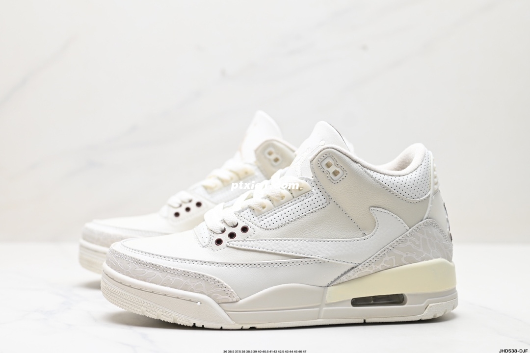 公司级✅Air Jordan 3 Retro 迈克尔·乔丹AJ3代中帮复古休闲运动文化篮球鞋 货号:136064 123 尺码:36 36.5 37.5 38 38.5 39 40 40.5 41 42 42.5 43 44 45 46 47 ID:JHD538-DJF