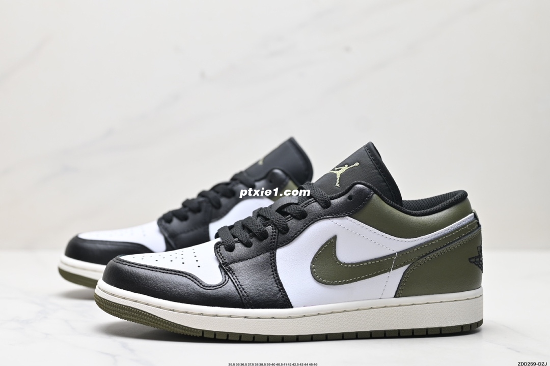 公司级✅Nike Air Jordan 1 Low AJ1乔1低帮休闲板鞋 同步官方配色  市场唯一独家头层皮打造 原鞋原档案开发  原厂皮料 原档冲孔鞋头 正确满胶鞋垫 四线拉帮 原厂织唛标 鞋舌高弹海绵填充 官方货号:553558 092 尺码:35.5 36 36.5 37.5 38 38.5 3940 40.5 41 42 42 42.5 43 44 45 46 ID:ZDD259-DZJ