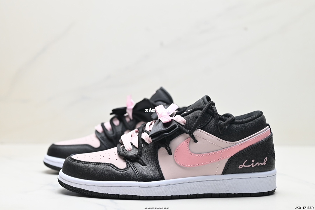 公司级✅NIKE AIR JORDAN 1 LOW SE AJ1乔1低帮休闲板鞋 同步官方配色  官方货号:DX4374-008 尺码:36 36.5 37.5 38 38.5 39 40 ID:JKD117-SZR